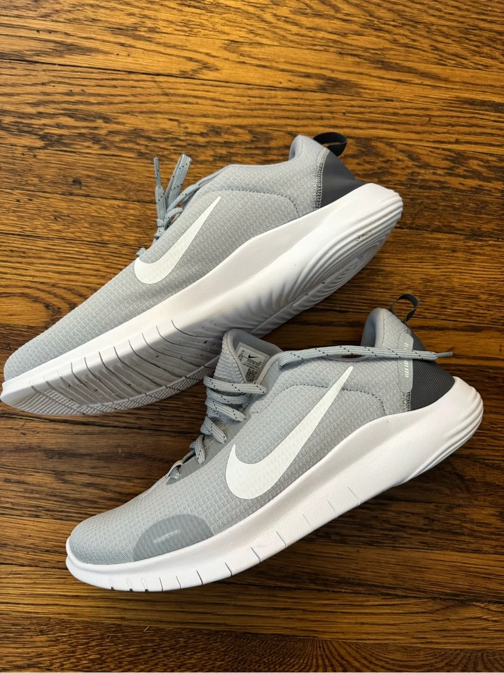 RARE Men's NIKE Flex Experience RN 12 DV0740 007 White/Wolf Gray Color